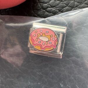 Donut Italian charm link